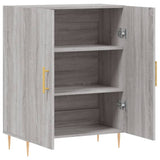 Credenza Grigio Sonoma 69,5x34x90 cm in Legno truciolato