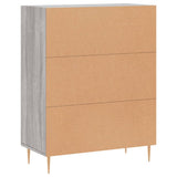 Credenza Grigio Sonoma 69,5x34x90 cm in Legno truciolato