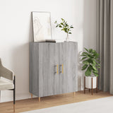 Credenza Grigio Sonoma 69,5x34x90 cm in Legno truciolato