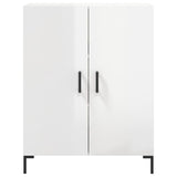Credenza 69,5x34x90 cm in Legno truciolato Bianco Lucido