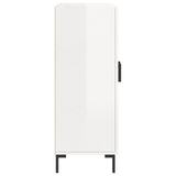 Credenza 69,5x34x90 cm in Legno truciolato Bianco Lucido