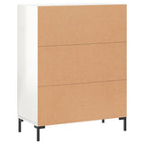 Credenza 69,5x34x90 cm in Legno truciolato Bianco Lucido