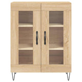 Credenza Rovere Sonoma 69,5x34x90 cm in Legno truciolato