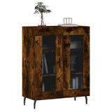 Credenza Rovere Fumo 69,5x34x90 cm in Legno truciolato
