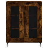 Credenza Rovere Fumo 69,5x34x90 cm in Legno truciolato
