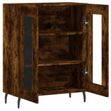 Credenza Rovere Fumo 69,5x34x90 cm in Legno truciolato