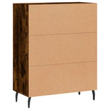 Credenza Rovere Fumo 69,5x34x90 cm in Legno truciolato