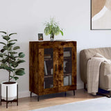 Credenza Rovere Fumo 69,5x34x90 cm in Legno truciolato