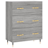 Credenza Grigio Sonoma 69,5x34x90 cm in Legno truciolato