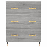 Credenza Grigio Sonoma 69,5x34x90 cm in Legno truciolato