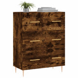 Credenza Rovere Fumo 69,5x34x90 cm in Legno truciolato