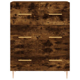 Credenza Rovere Fumo 69,5x34x90 cm in Legno truciolato