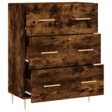 Credenza Rovere Fumo 69,5x34x90 cm in Legno truciolato