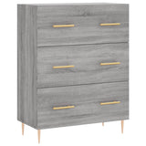 Credenza Grigio Sonoma 69,5x34x90 cm in Legno truciolato