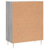 Credenza Grigio Sonoma 69,5x34x90 cm in Legno truciolato