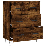 Credenza Rovere Fumo 69,5x34x90 cm in Legno truciolato