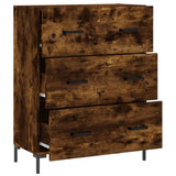 Credenza Rovere Fumo 69,5x34x90 cm in Legno truciolato