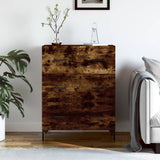 Credenza Rovere Fumo 69,5x34x90 cm in Legno truciolato
