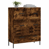 Credenza Rovere Fumo 69,5x34x90 cm in Legno truciolato