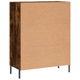Credenza Rovere Fumo 69,5x34x90 cm in Legno truciolato