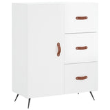 Credenza 69,5x34x90 cm in Legno truciolato Bianco Lucido