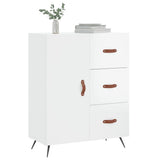 Credenza 69,5x34x90 cm in Legno truciolato Bianco Lucido