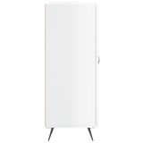 Credenza 69,5x34x90 cm in Legno truciolato Bianco Lucido
