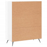 Credenza 69,5x34x90 cm in Legno truciolato Bianco Lucido