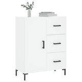 Credenza Bianca 69,5x34x90 cm in Legno truciolato