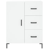 Credenza Bianca 69,5x34x90 cm in Legno truciolato