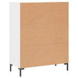 Credenza Bianca 69,5x34x90 cm in Legno truciolato