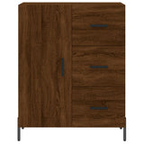 Credenza Rovere Marrone 69,5x34x90 cm in Legno truciolato