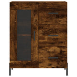 Credenza Rovere Fumo 69,5x34x90 cm in Legno truciolato