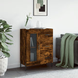 Credenza Rovere Fumo 69,5x34x90 cm in Legno truciolato