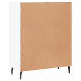Credenza Bianca 69,5x34x90 cm in Legno truciolato