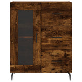 Credenza Rovere Fumo 69,5x34x90 cm in Legno truciolato