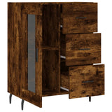 Credenza Rovere Fumo 69,5x34x90 cm in Legno truciolato