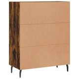 Credenza Rovere Fumo 69,5x34x90 cm in Legno truciolato