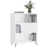 Libreria Bianca 69,5x32,5x90 cm in Legno truciolato