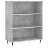 Libreria Grigio Cemento 69,5x32,5x90 cm in Legno truciolato