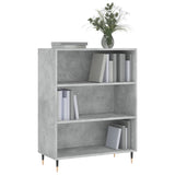 Libreria Grigio Cemento 69,5x32,5x90 cm in Legno truciolato