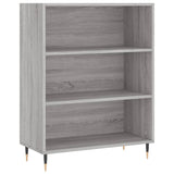 Libreria Grigio Sonoma 69,5x32,5x90 cm in Legno truciolato
