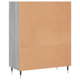 Libreria Grigio Sonoma 69,5x32,5x90 cm in Legno truciolato
