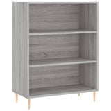 Libreria Grigio Sonoma 69,5x32,5x90 cm in Legno truciolato