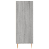 Libreria Grigio Sonoma 69,5x32,5x90 cm in Legno truciolato