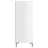 Libreria Bianco Lucido 69,5x32,5x90 cm in Legno truciolato