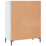 Libreria Bianco Lucido 69,5x32,5x90 cm in Legno truciolato
