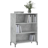 Libreria Grigio Cemento 69,5x32,5x90 cm in Legno truciolato