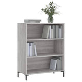 Libreria Grigio Sonoma 69,5x32,5x90 cm in Legno truciolato