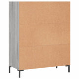Libreria Grigio Sonoma 69,5x32,5x90 cm in Legno truciolato